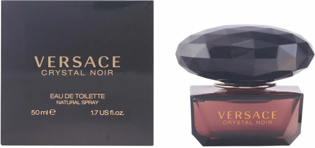 Versace Crystal Noir Eau de Toilette Spray 50 ml - Parfum Femme Chic