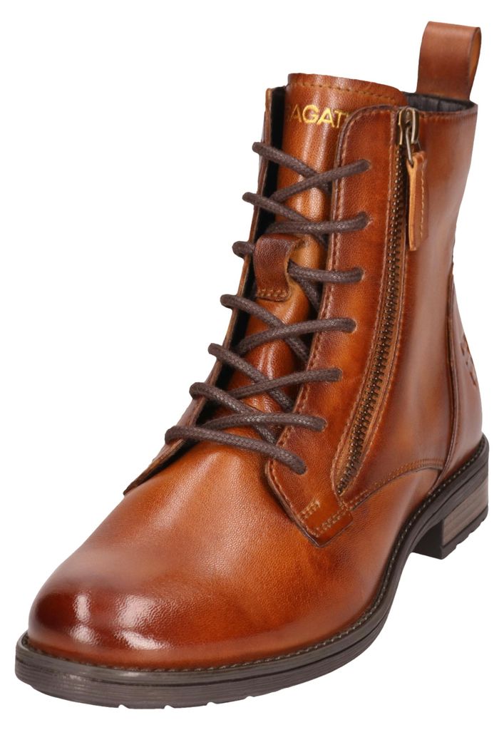 Bagatt Boot - Cognac Leder/Synthetik Größe: 37 Weite: Normal