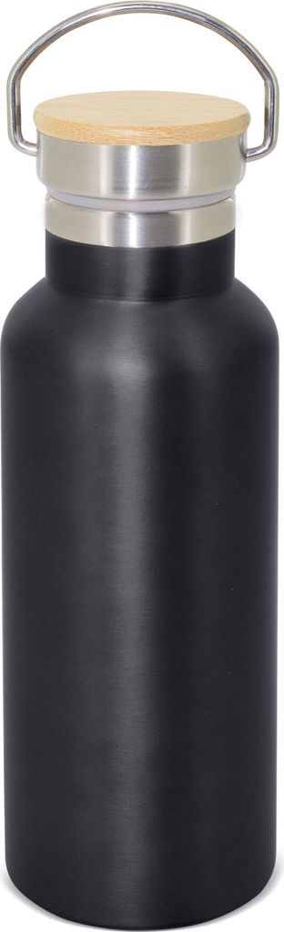 Edelstahl Thermoflasche Milky 500 ml - schwarz
