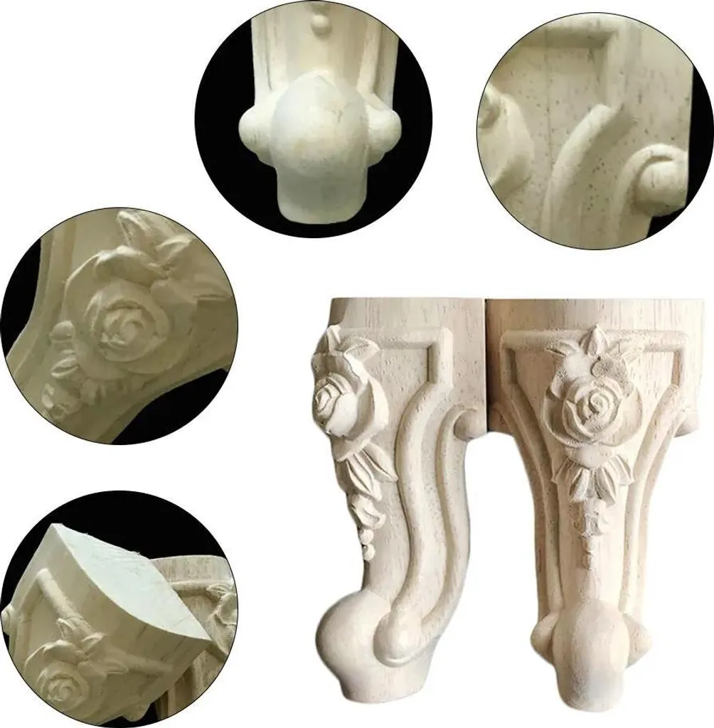 Pieds de Support Robustes en Métal - Pieds de Meuble pour Rénovation - 4