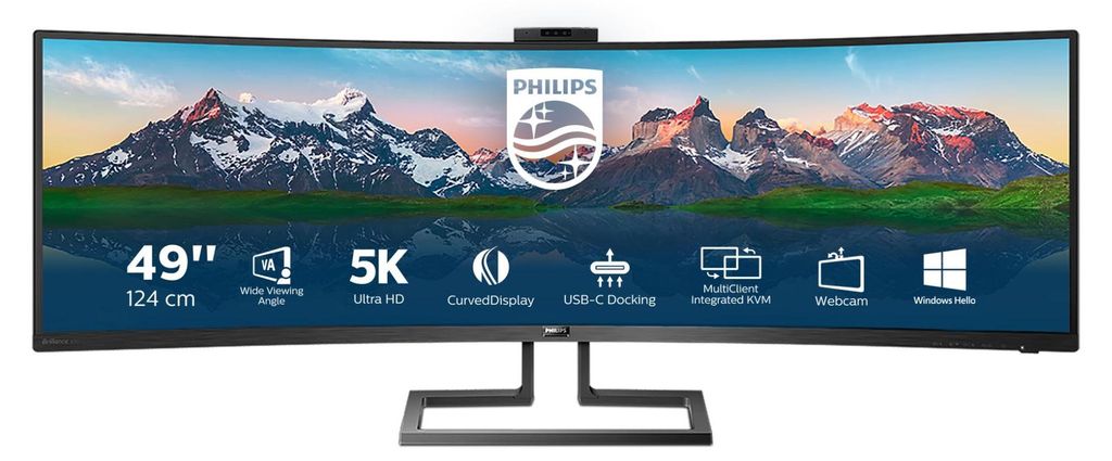 Philips P Line Curved SuperWide-LCD-Display im Format 32:9 Produktbild 