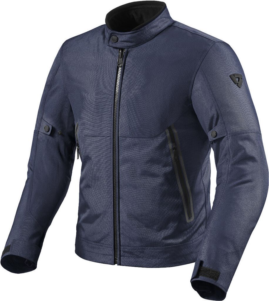 Revit Shade H2O Motorrad Textiljacke, dunkelblau, S