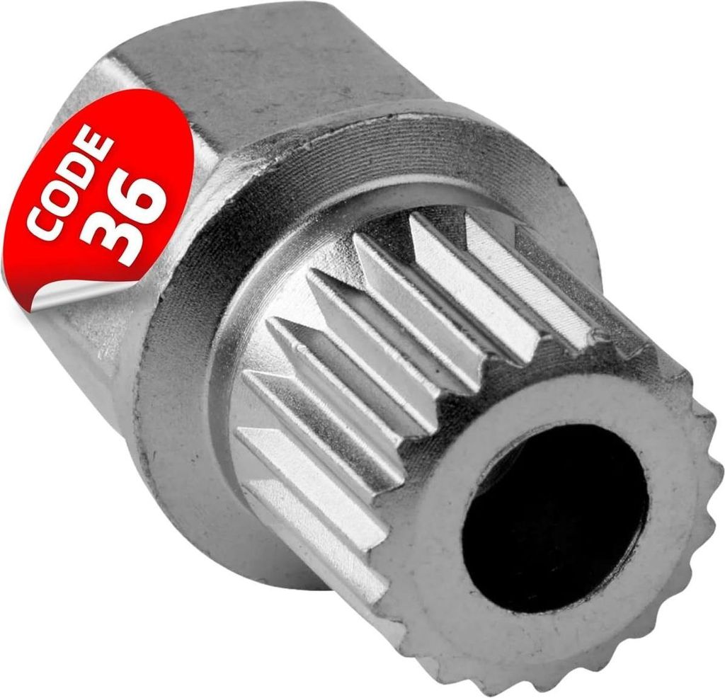 SW-Stahl 02381L-7 Felgenschloss Adapter 36 I geeignet für BMW I Felgenschlösser lösen I Radsicherung Felgenschloss Demontage Werkzeug I Felgensc...