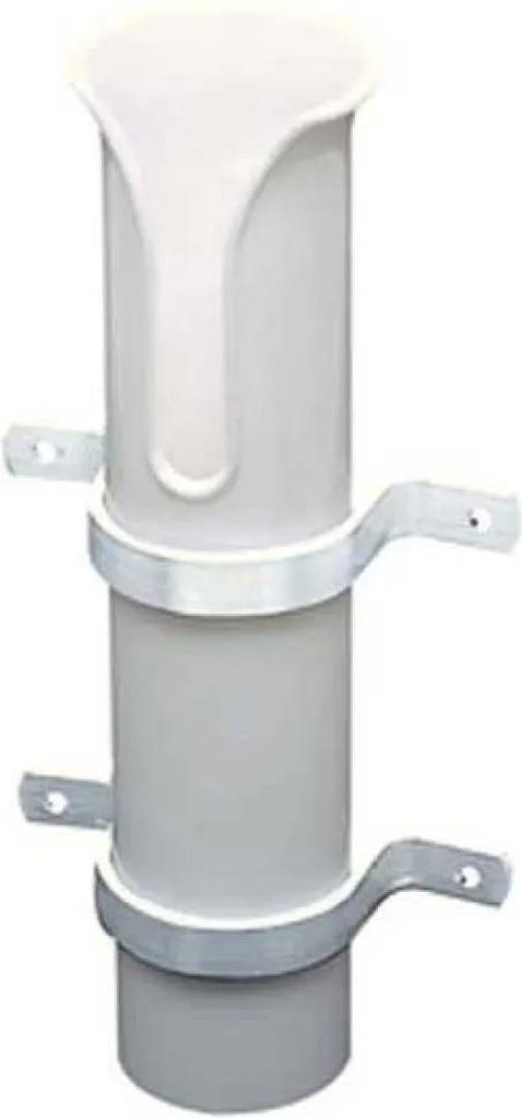 Seachoice Seitlich Montierter Pvc-rutenhalter Weiß Weiß One Size
