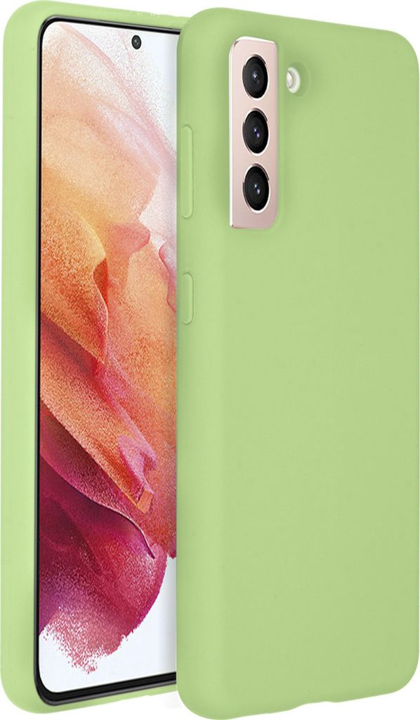 Accezz Liquid Silikoncase Samsung Galaxy S21 Plus - Grün