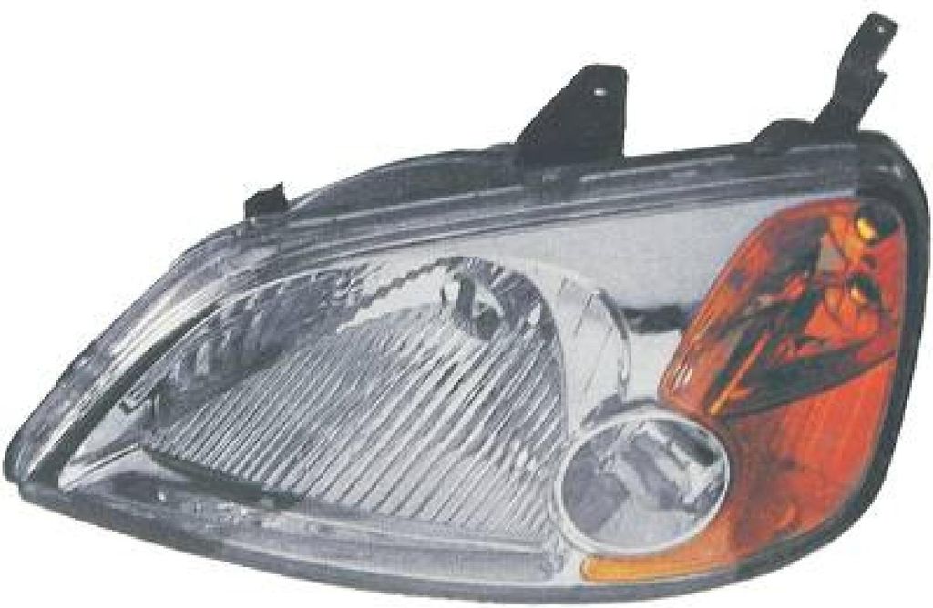 Diederichs Scheinwerfer li. Civic, 01->> H4 DEPO für LWR