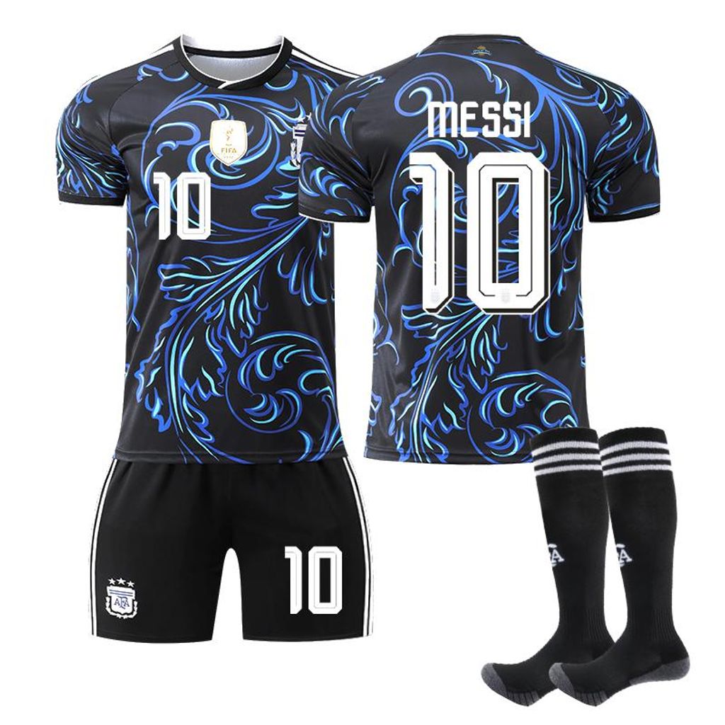 #10 Maglie da casa MESSI Argentina per la Coppa del Mondo Immagine del prodotto 