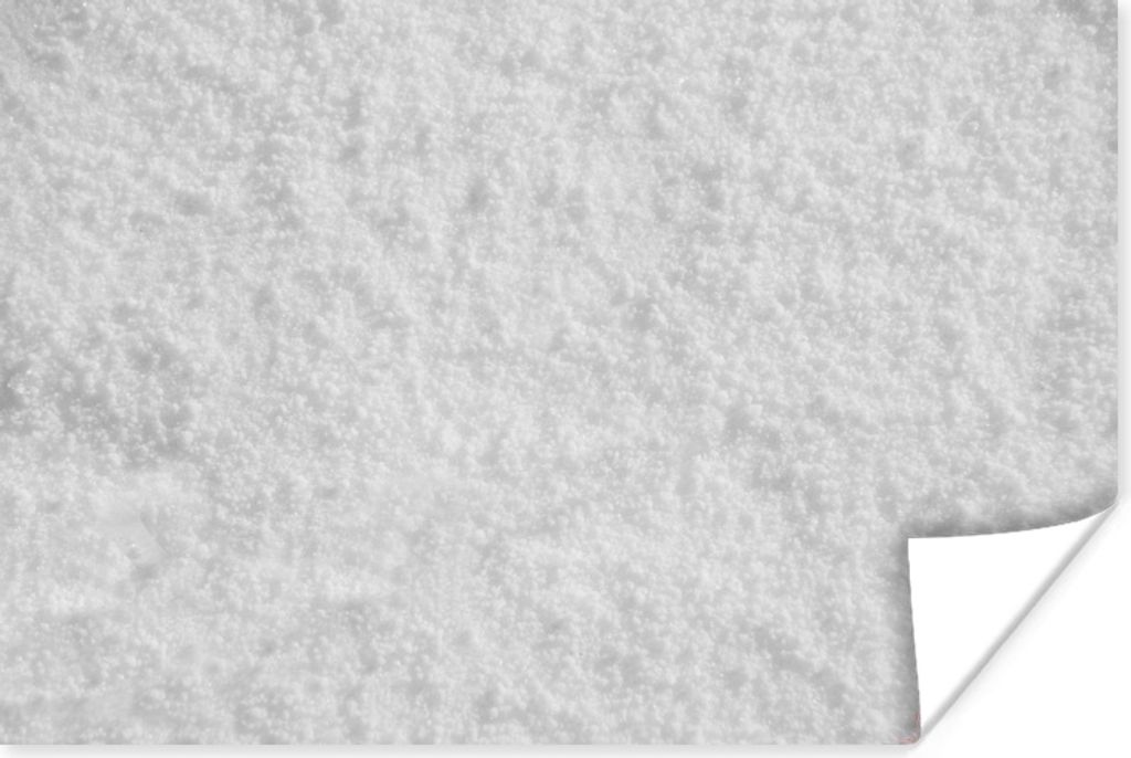 MuchoWow Poster Weißer Pulverschnee 30x20 cm - Plakate - Print