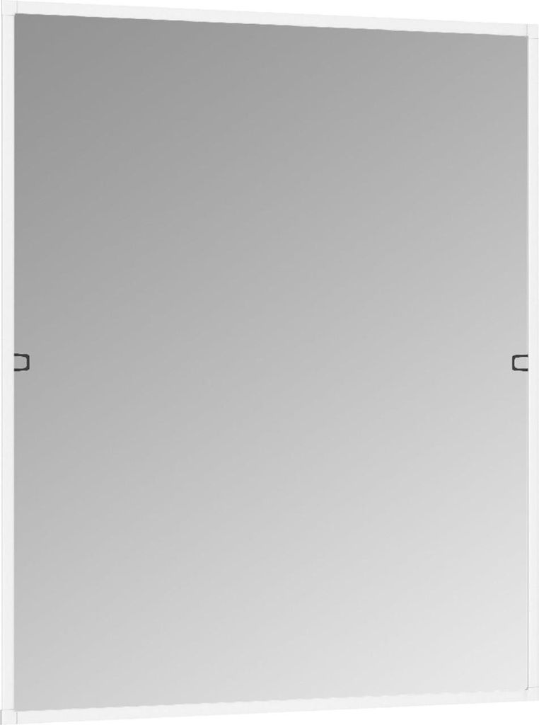 TrendLine Fliegenschutz-Fenster 100 x 120 cm weiß/anthrazit kürzbar