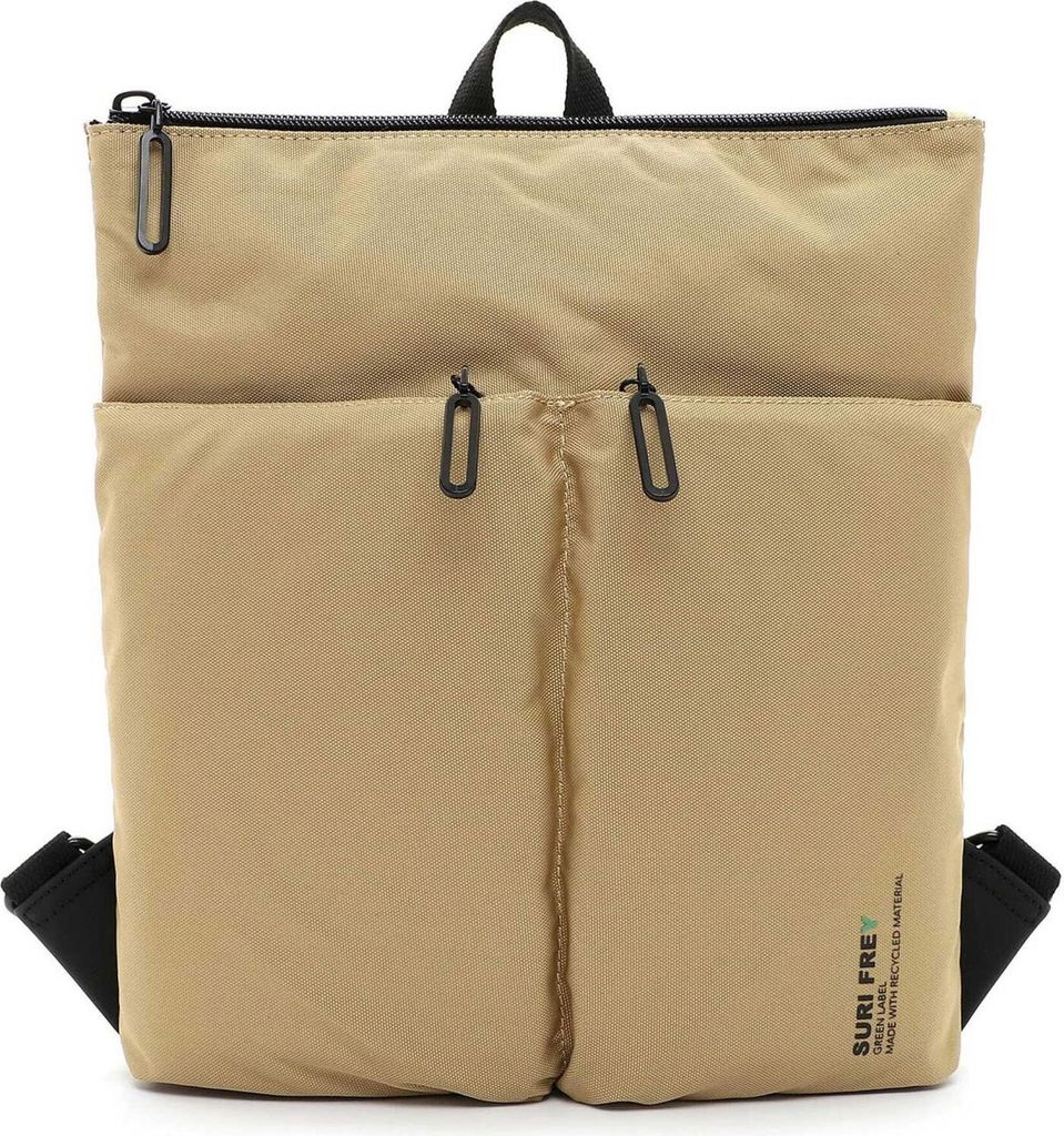 SURI FREY Freizeitrucksack SURI Green - Tanny Backpack Sand / Beige khaki