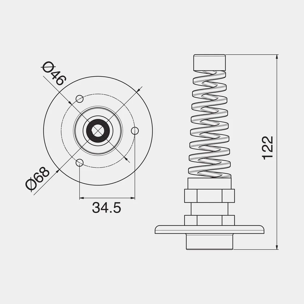 Protection de tuyau hydraulique avec bride en acier inoxydable robuste - 2