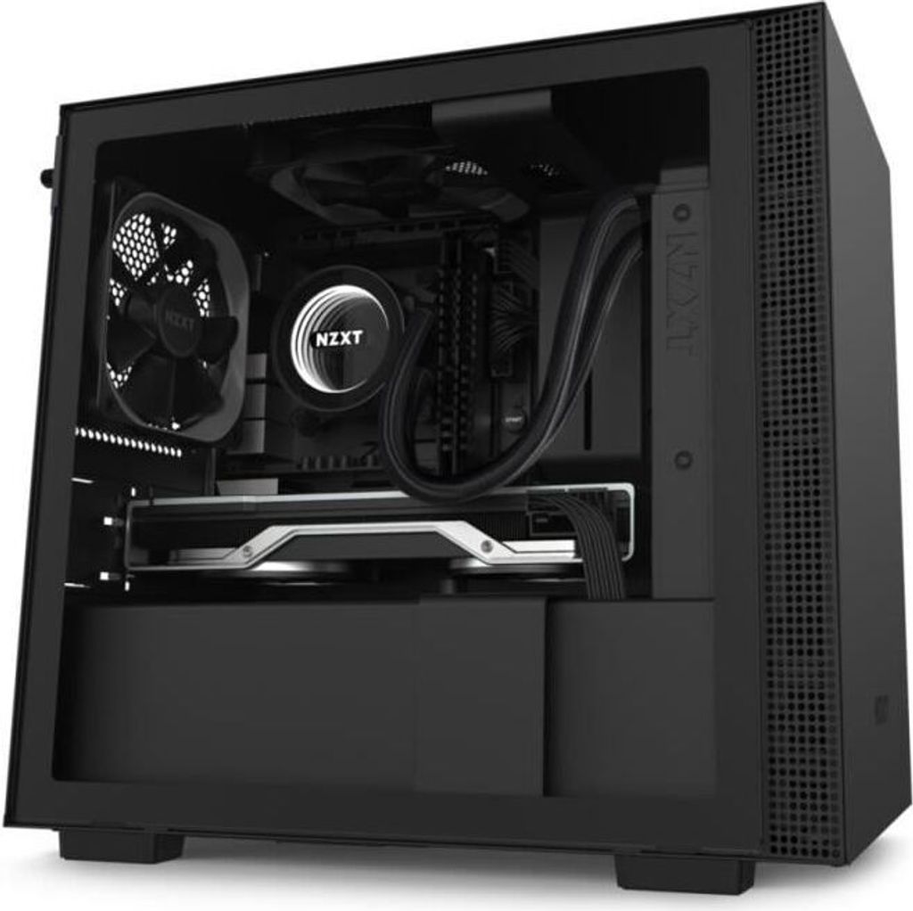 NZXT H210 MiniITX Window Black Edition Mini Micro Tower Produktbild 