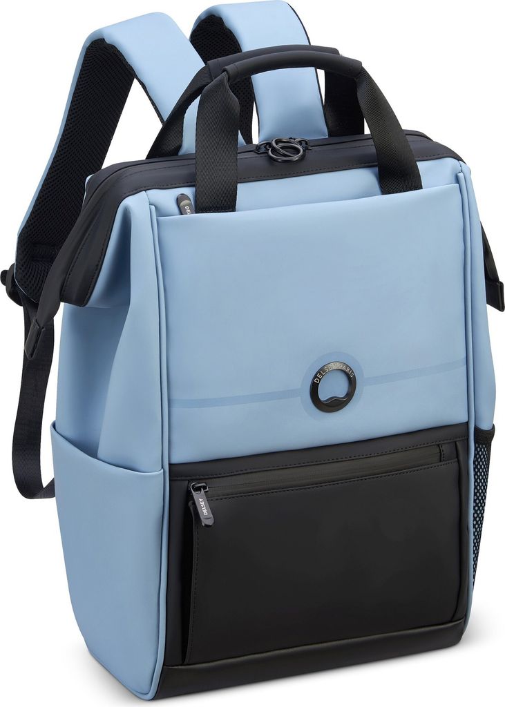 DELSEY PARIS - TURENNE Soft - Sac A Dos Souple 46 cm x 40 cm x 14 cm cm - 25 L - XS -, Bleu Nuit, XS, Moderne, Éco-responsable