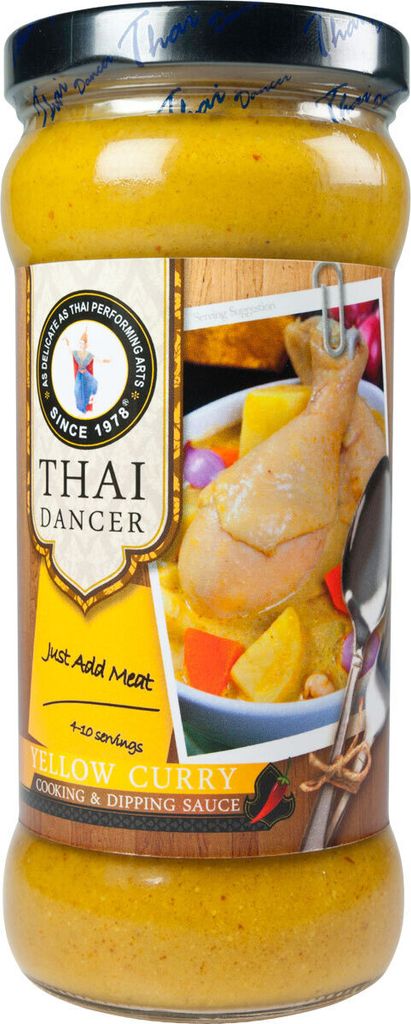 Thai Dancer gelbe Currysauce für Thailändisches gelbes Produktbild 