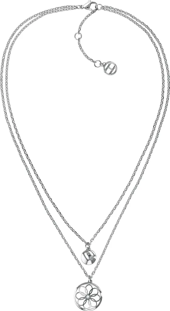 Collana Donna Tommy Hilfiger 2780067 Classic Signature - Acciaio Silver