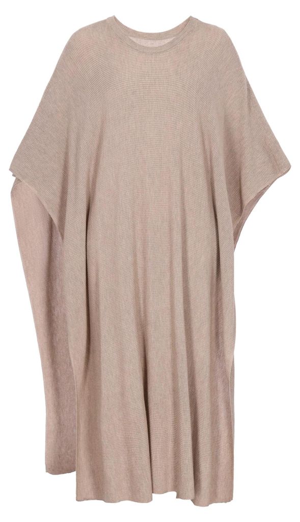 AODA damen poncho - taupe, M/L