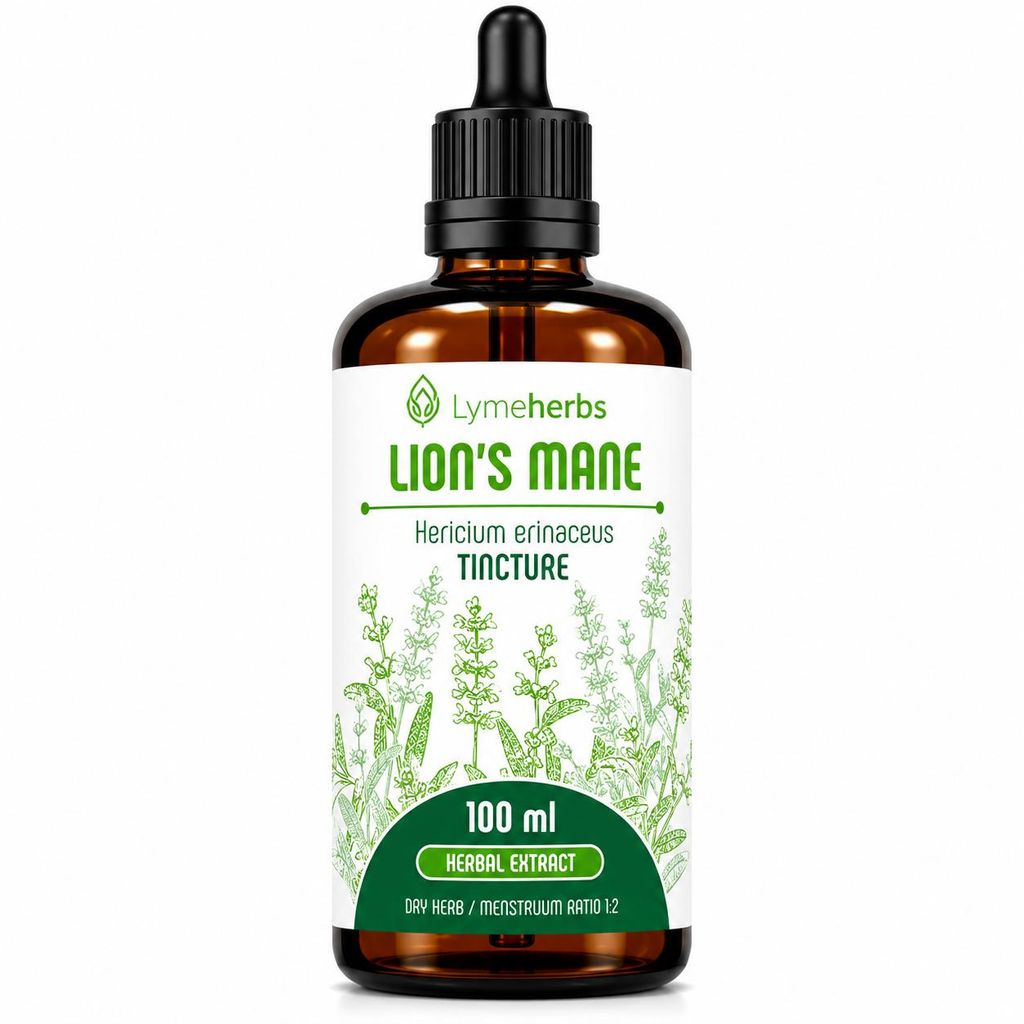 Löwenmähnen-Tinktur 1: 2 (100 ml) Produktbild  KI-generiertes Bild