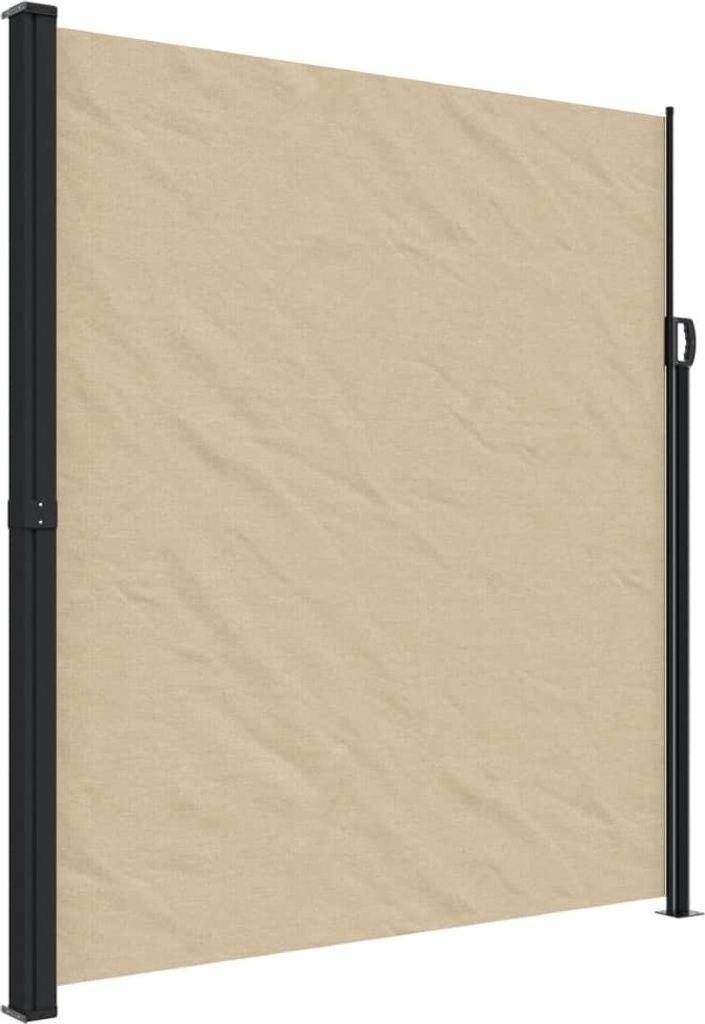 Seitenmarkise Ausziehbar Beige 220x500 cm