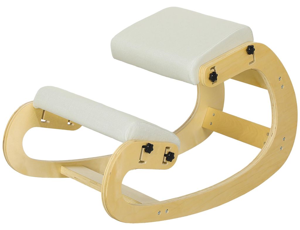 HOMCOM Ergonomische kniestoel, kruk met 6 verstelbare Productafbeelding 