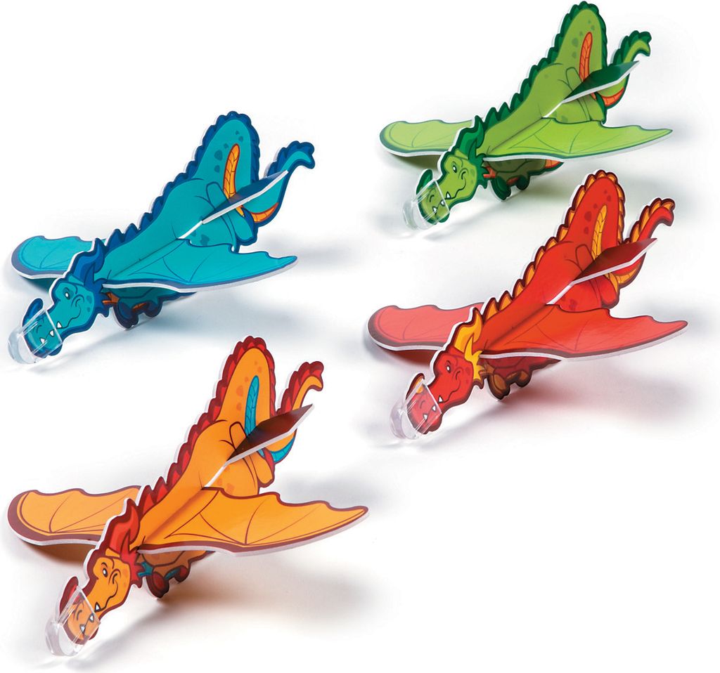 Drachen Styroporflieger Gleitflugzeuge Mitgebsel 6 Stück