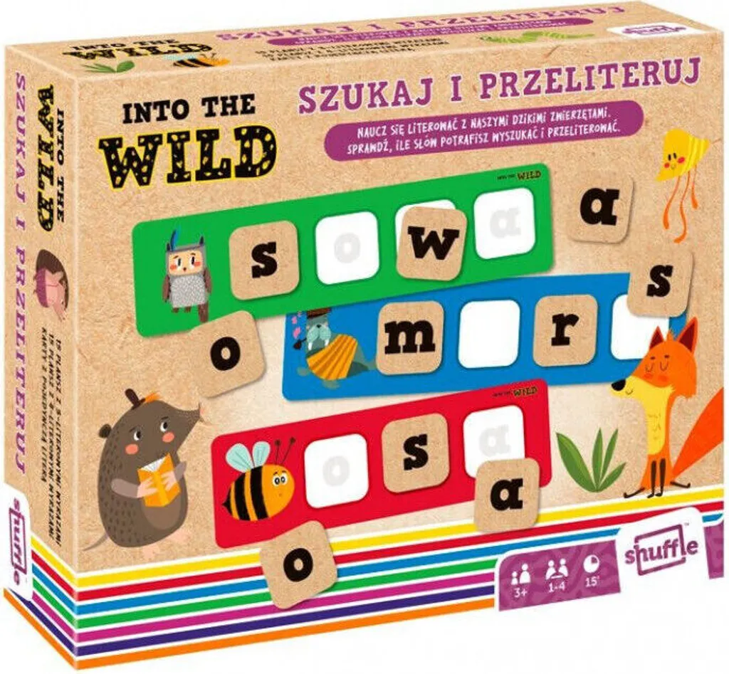 Jeu de société Search and Spell pour apprendre à lire en famille