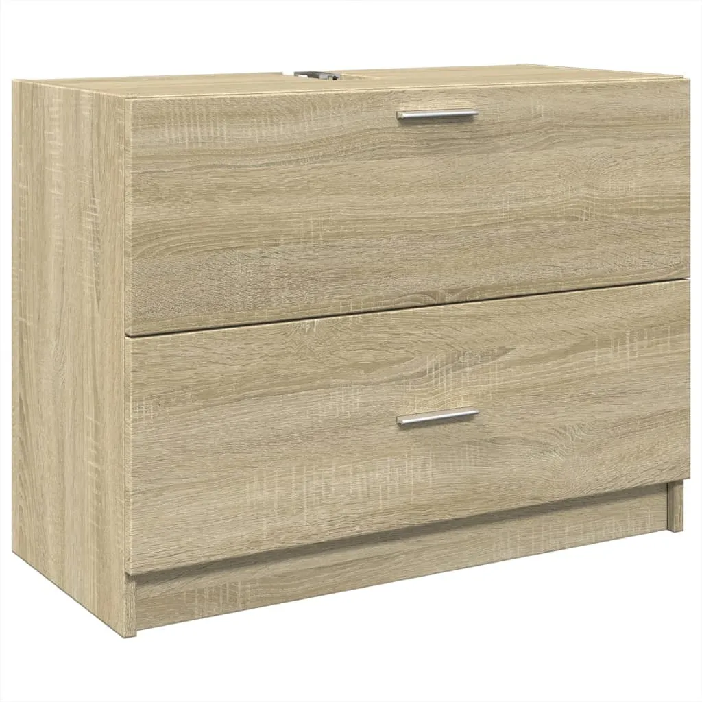 SYFAX Mobile Sottolavabo Rovere Sonoma 78x37x59 cm | Arredo Bagno Salvaspazio