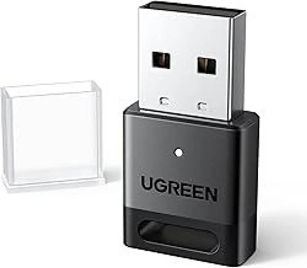 UGREEN Adattatore Bluetooth 5.4 Dongle per PC, chiavetta USB Bluetooth per mouse, tastiera, cuffie, cellulare, controller, per Windows 11/10/8.1