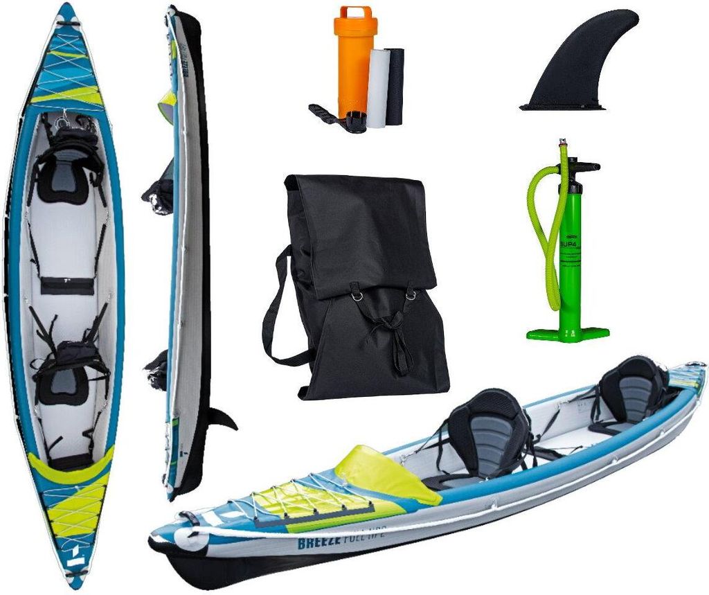 TAHE HP2 KAYAK AIR BREEZE FULL inflatable Kanau Tourenkajak 2 Personen 410cm