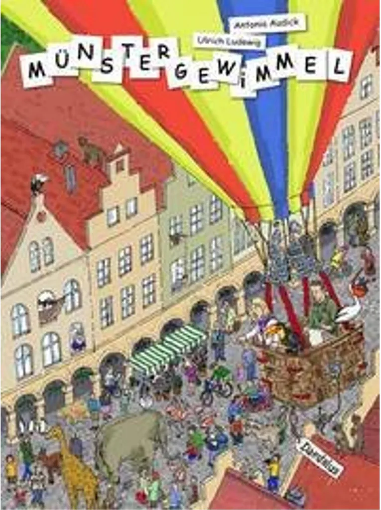Puzzle Münster-Gewimmel - Jeu d'observation détaillé de 1000 pièces