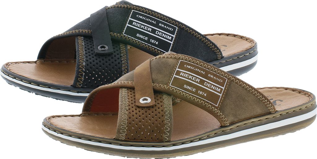 Rieker 21064 Schuhe Herren Pantoletten Clogs , Größe:43 EU, Produktbild 