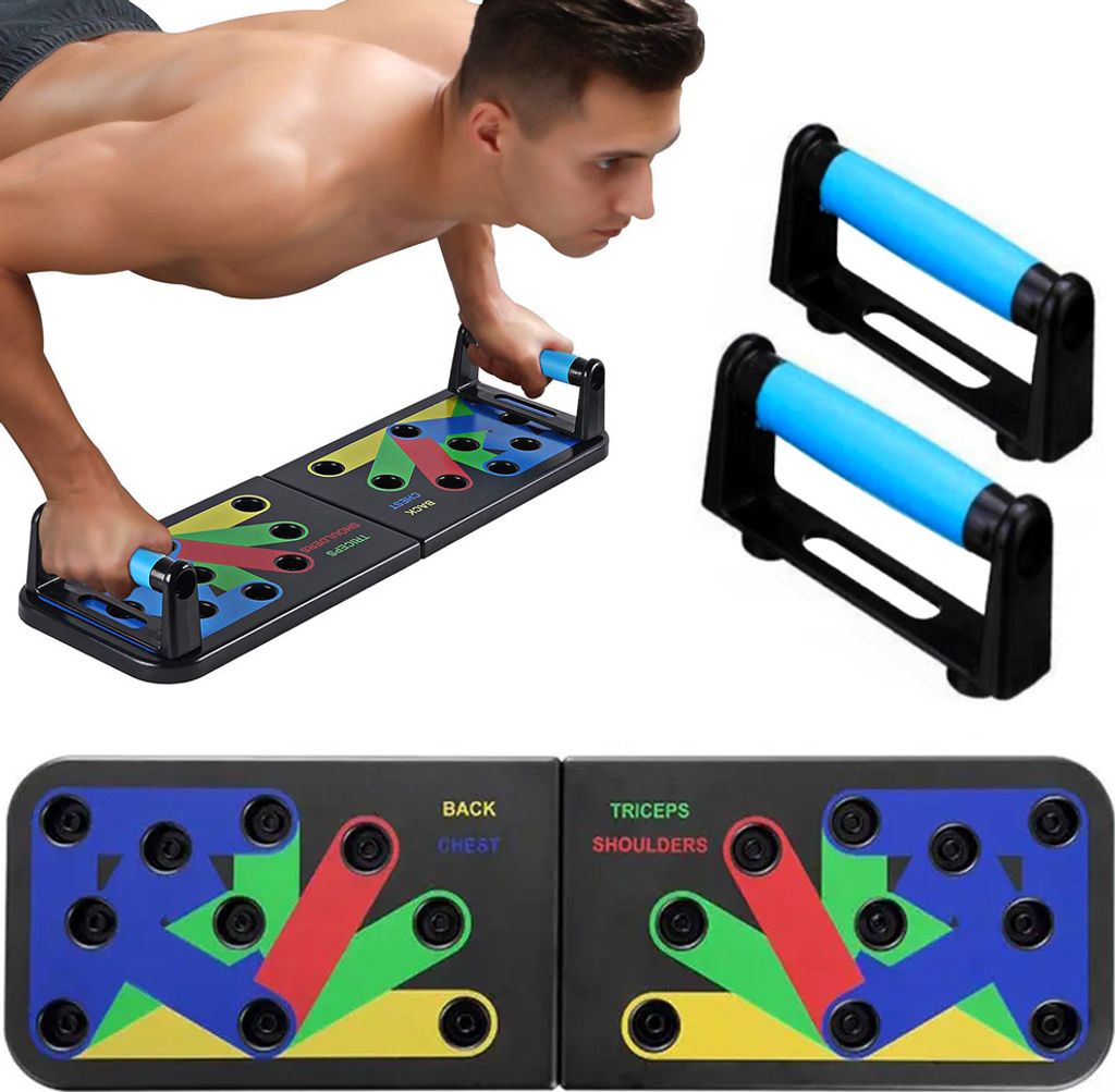 Verk 24087 Liegestütz-Übungsbrett Push-Up Board 14in1 Produktbild 