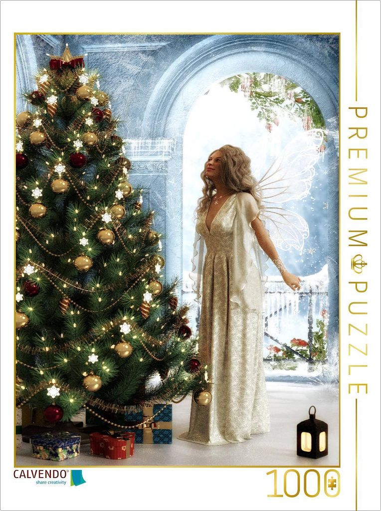 CALVENDO Puzzle Frohe Weihnachten! | 1000 Teile Lege-Größe 64x48cm Foto-Puzzle für glückliche Stunden