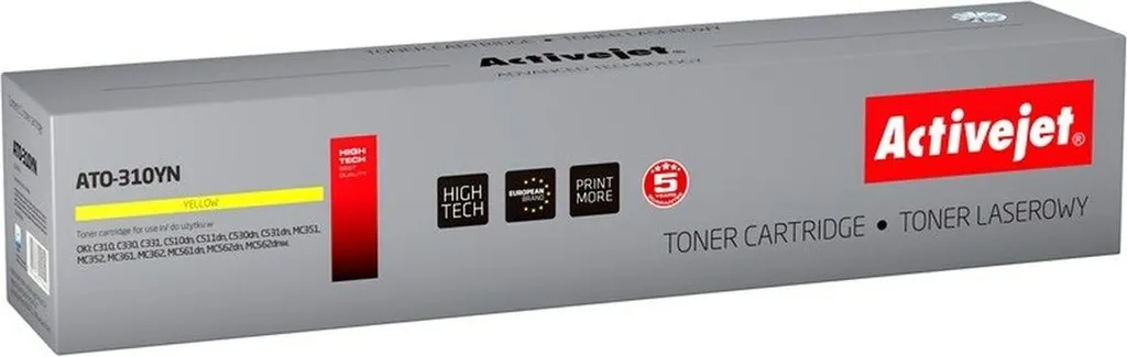 Toner jaune compatible OKI 44469704 pour éviter les pannes d'impression