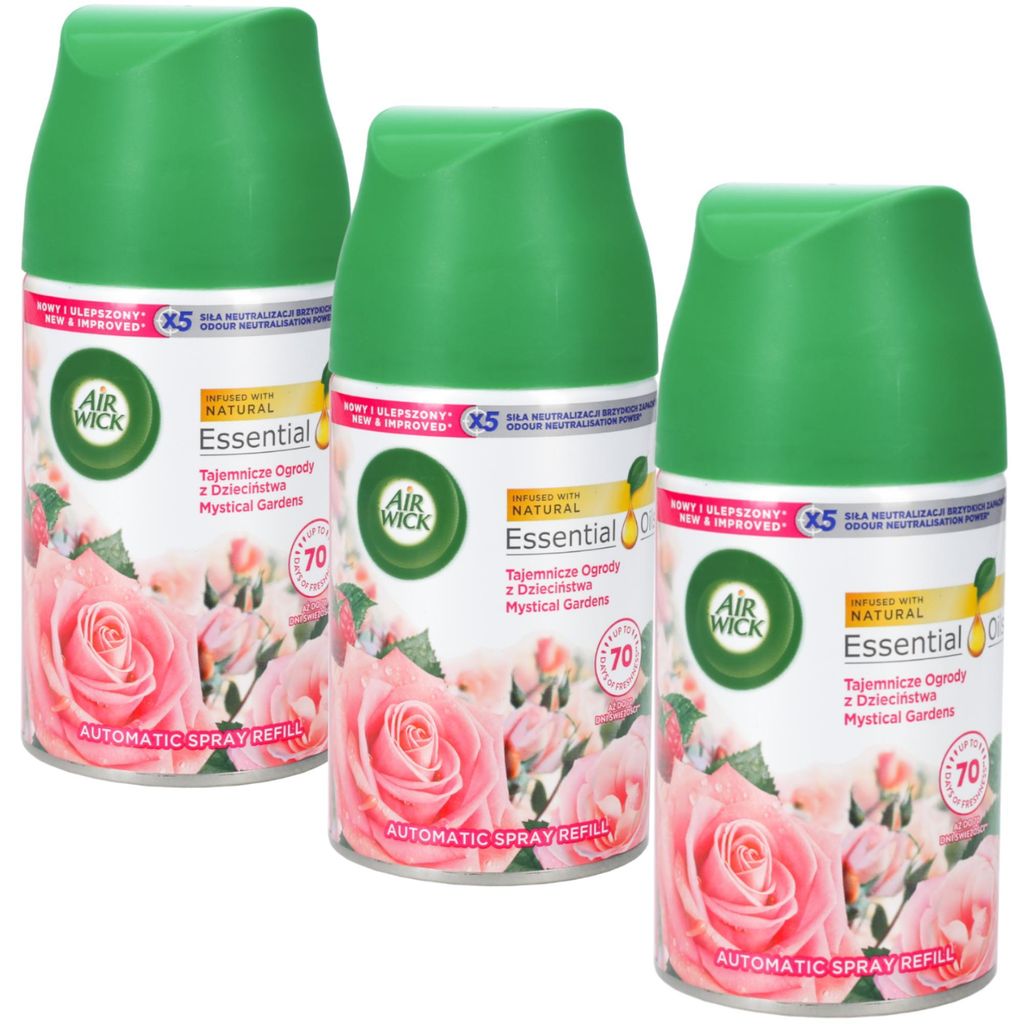 3x Air Wick Freshmatic Jardins d'enfance recharge 250ml | Image du produit 