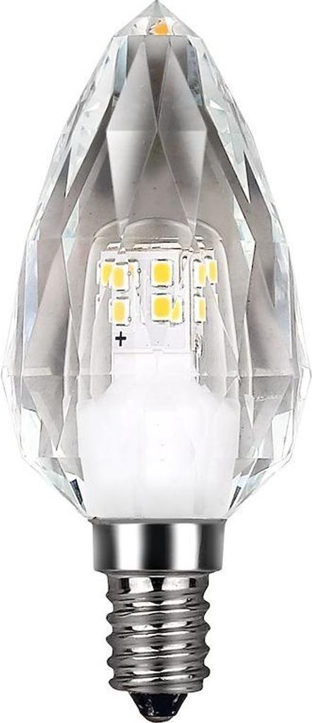 A close-up studio shot of a decorative LED light bulb.