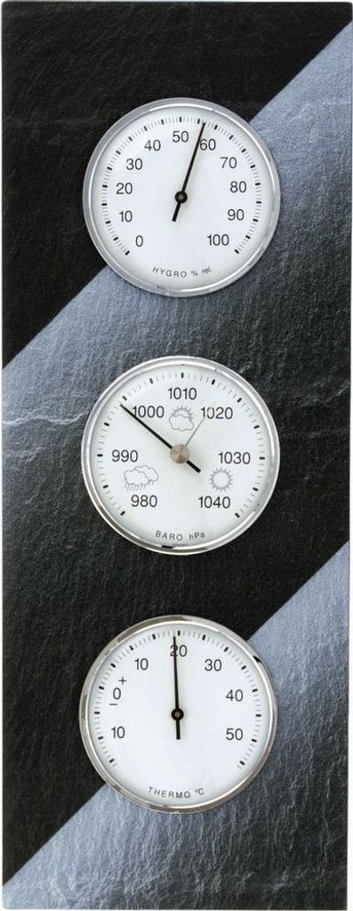 TFA - Analoge Wetterstation aus Schiefer 20.3018 - Schiefer