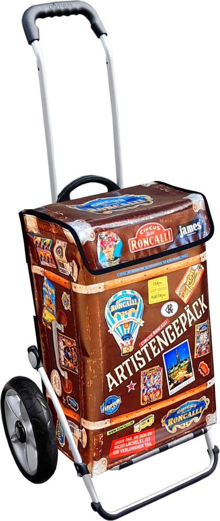 James Einkaufstrolley - RONCALLI-ARTIST - stabiler Einkaufswagen mit individuellem Design - mehrfarbig: bunt in Ausführung: Royal-Leichtraeder