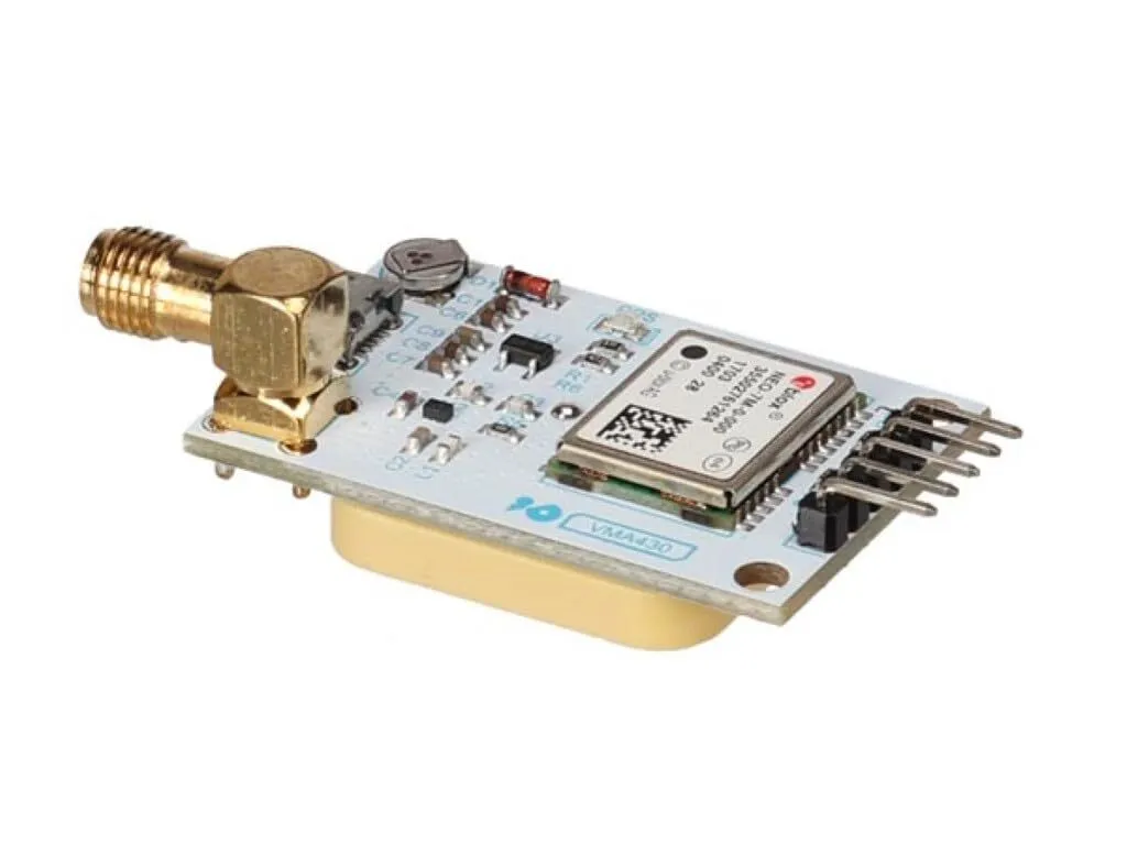 Modulo GPS Whadda U-BLOX NEO-7M per Arduino - Alta Sensibilità SMA TTL