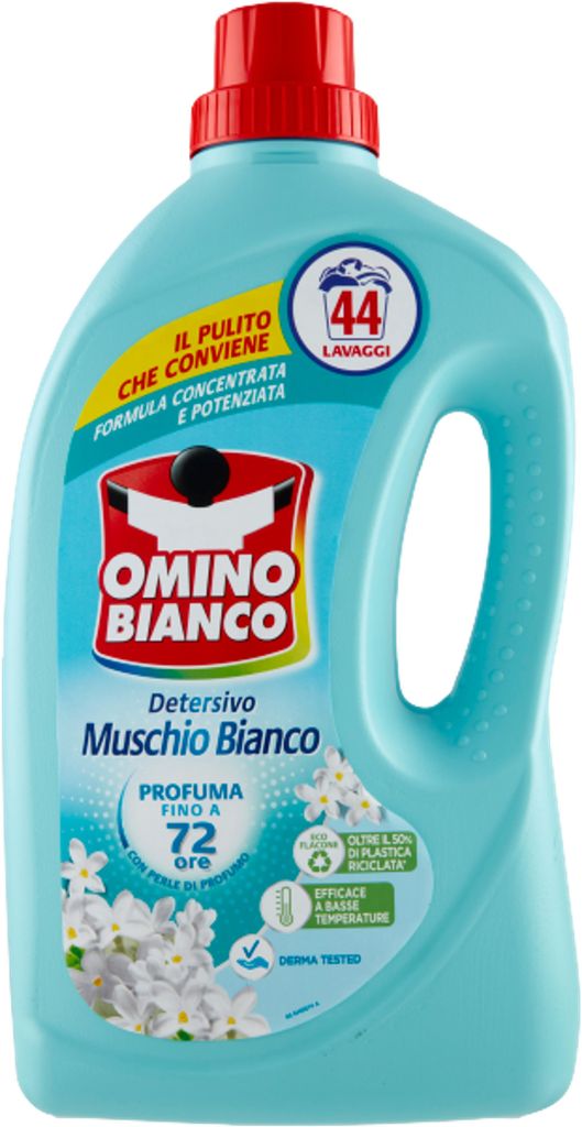 Lessive Detersivo Muschio Bianco 1,76 l - Omino Bianco Image du produit 