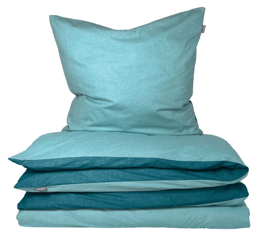 SCHIESSER Bettwäscheset Doubleface | Unifarben | Renforcé | Produktbild 