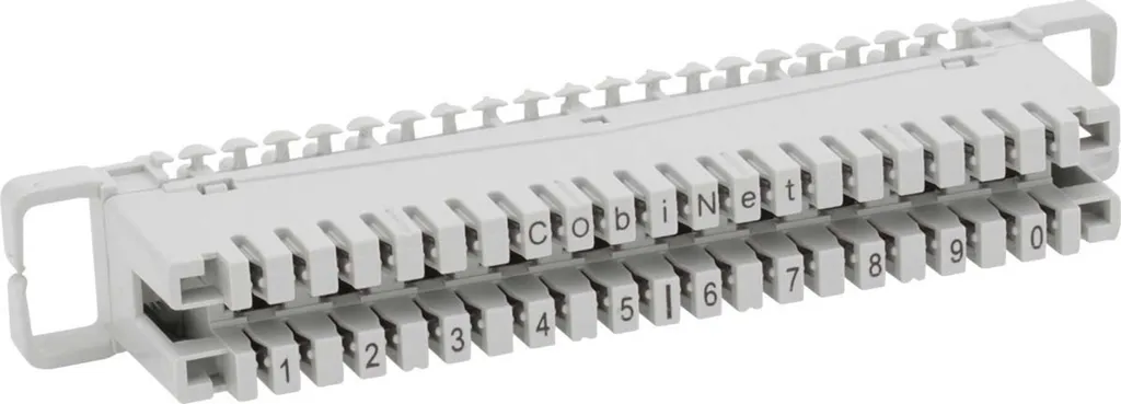 Réglette LSA-PLUS 2/10 CobiNet pour installation répartiteur téléphonique