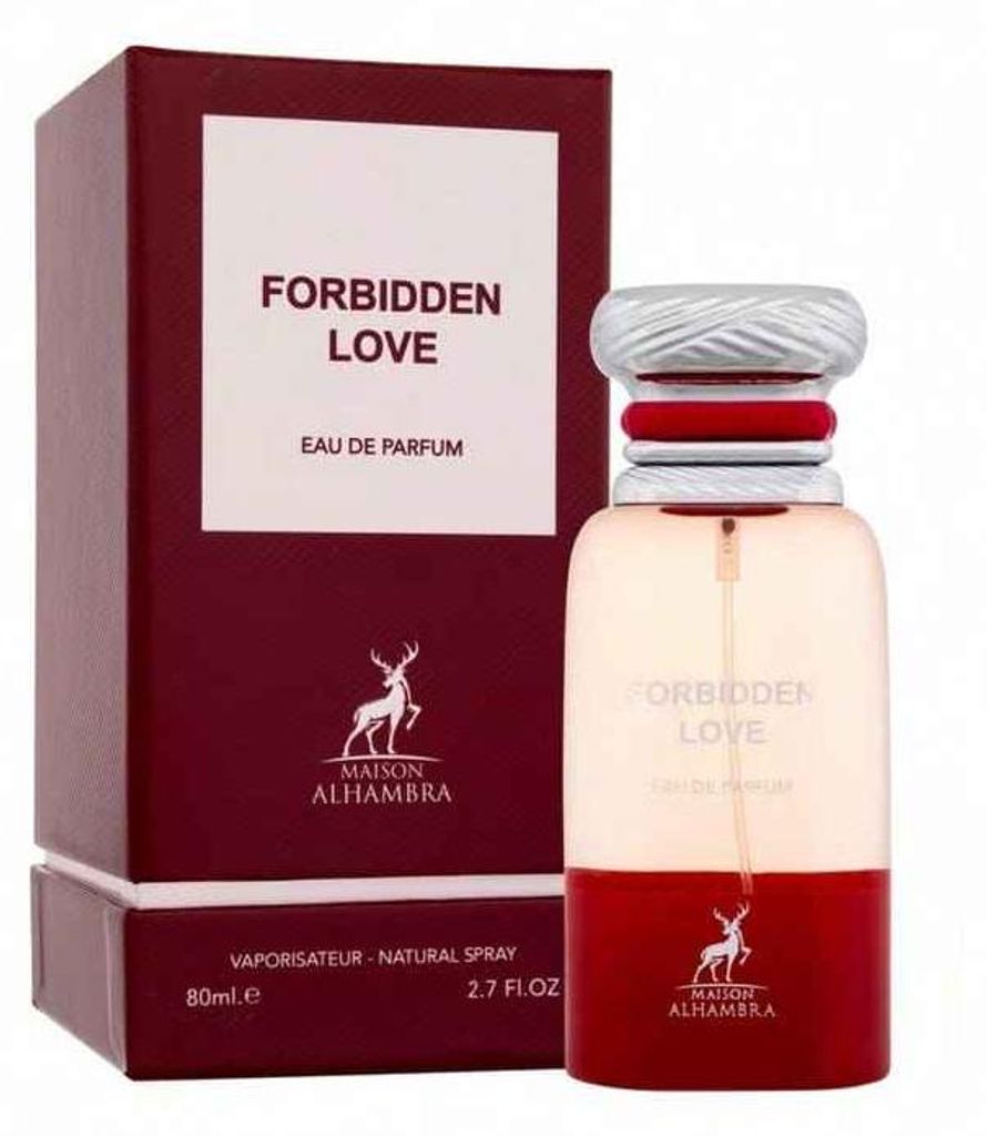 Eau de parfum Forbidden Love, 80 ml - Maison Alhambra Productafbeelding 
