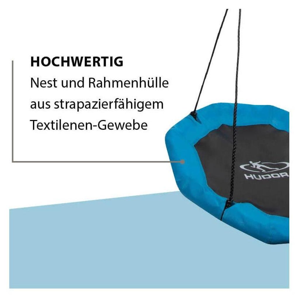 Hudora 72202 - Balançoire nid Lounge 90 cm sable - La Poste
