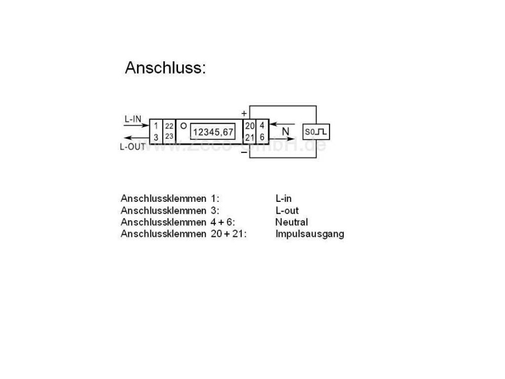 Wechselstromzähler Stromzähler 45A LCD 1-Phasen MID 2023 mit S0-Ausgang für Hutschiene