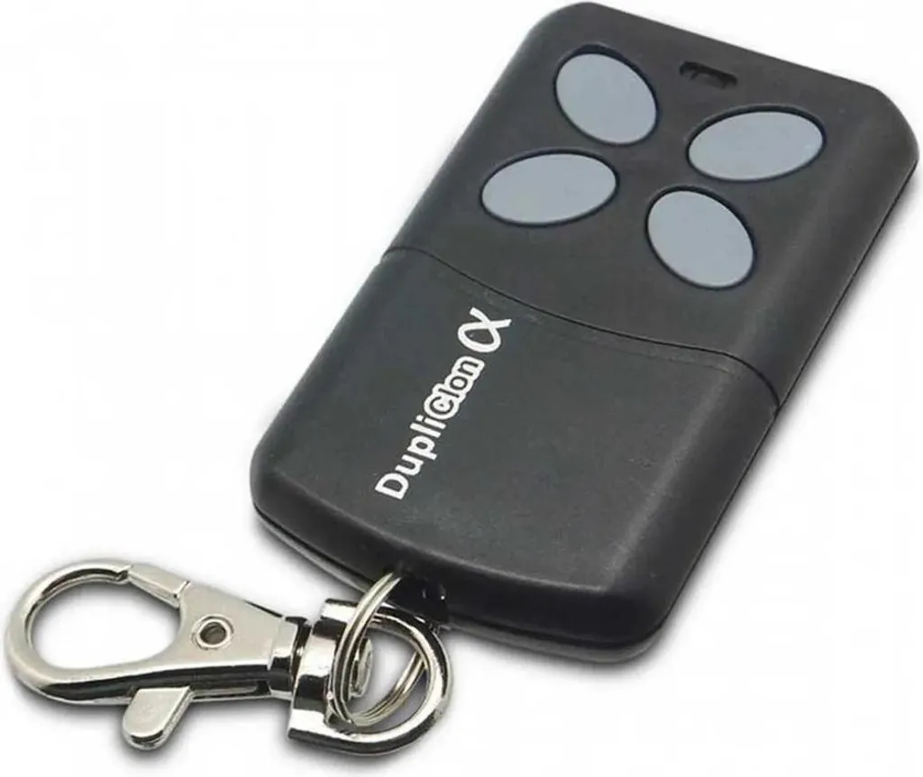 Émetteur Universel Dupliclon Alpha Mando Copy Noir pour Portail Auto