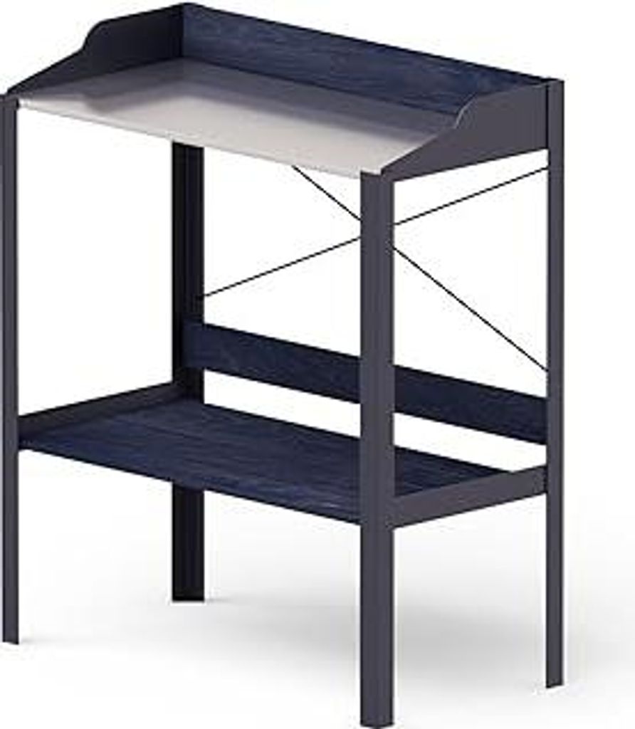 Upyard Planting Table Modern - moderner Pflanztisch aus Naturholz - erhöhter wetterfester Gärtnertisch für Balkon und Garten, 80x39x92, Schwarz