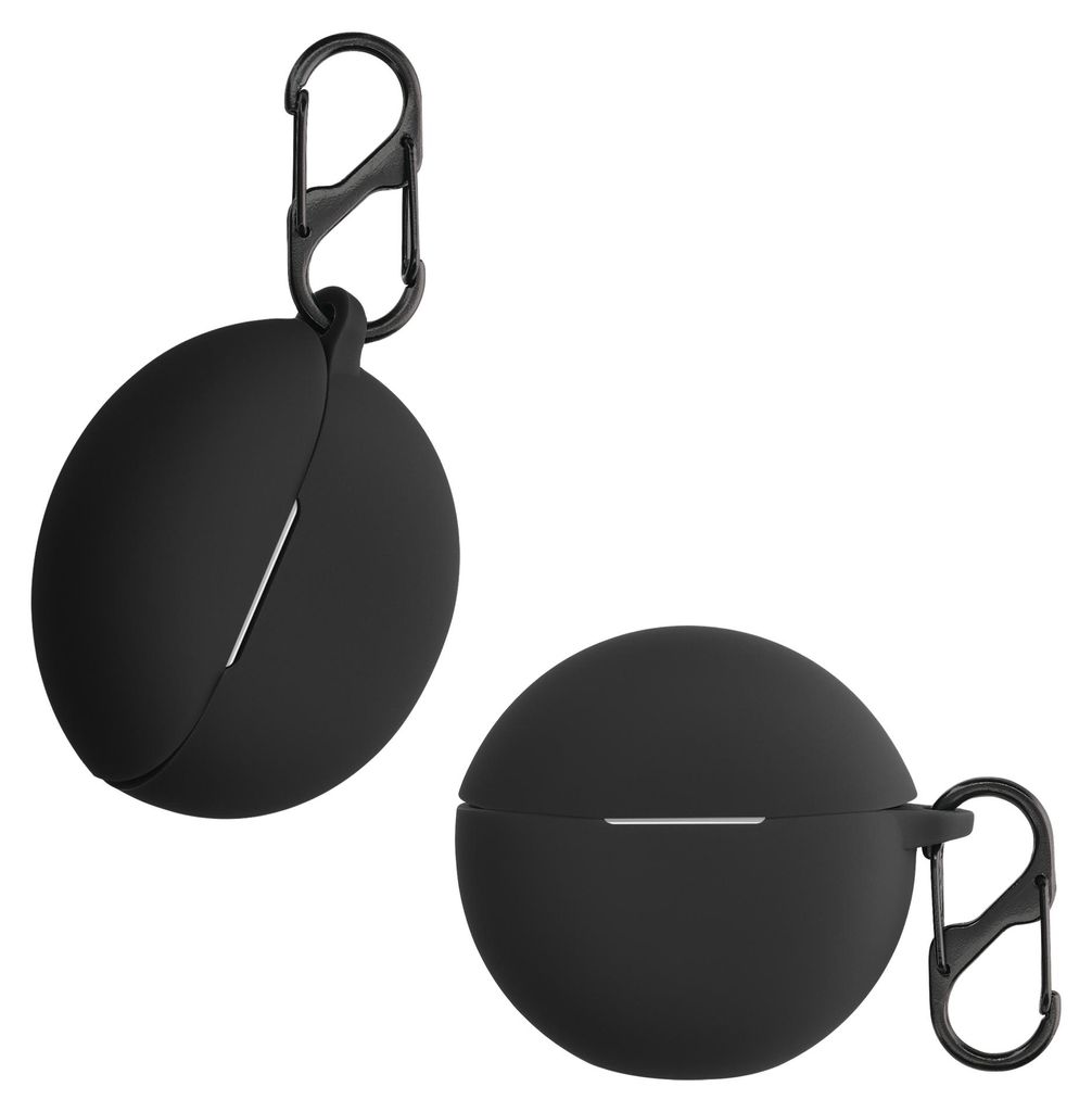 kwmobile Schutzhülle für Oppo Enco Buds 2 / Oppo Enco Air 2i Hülle - TPU Silikon Case für Kopfhörer Ladecase - stoßfestes Cover mit Karabiner -
