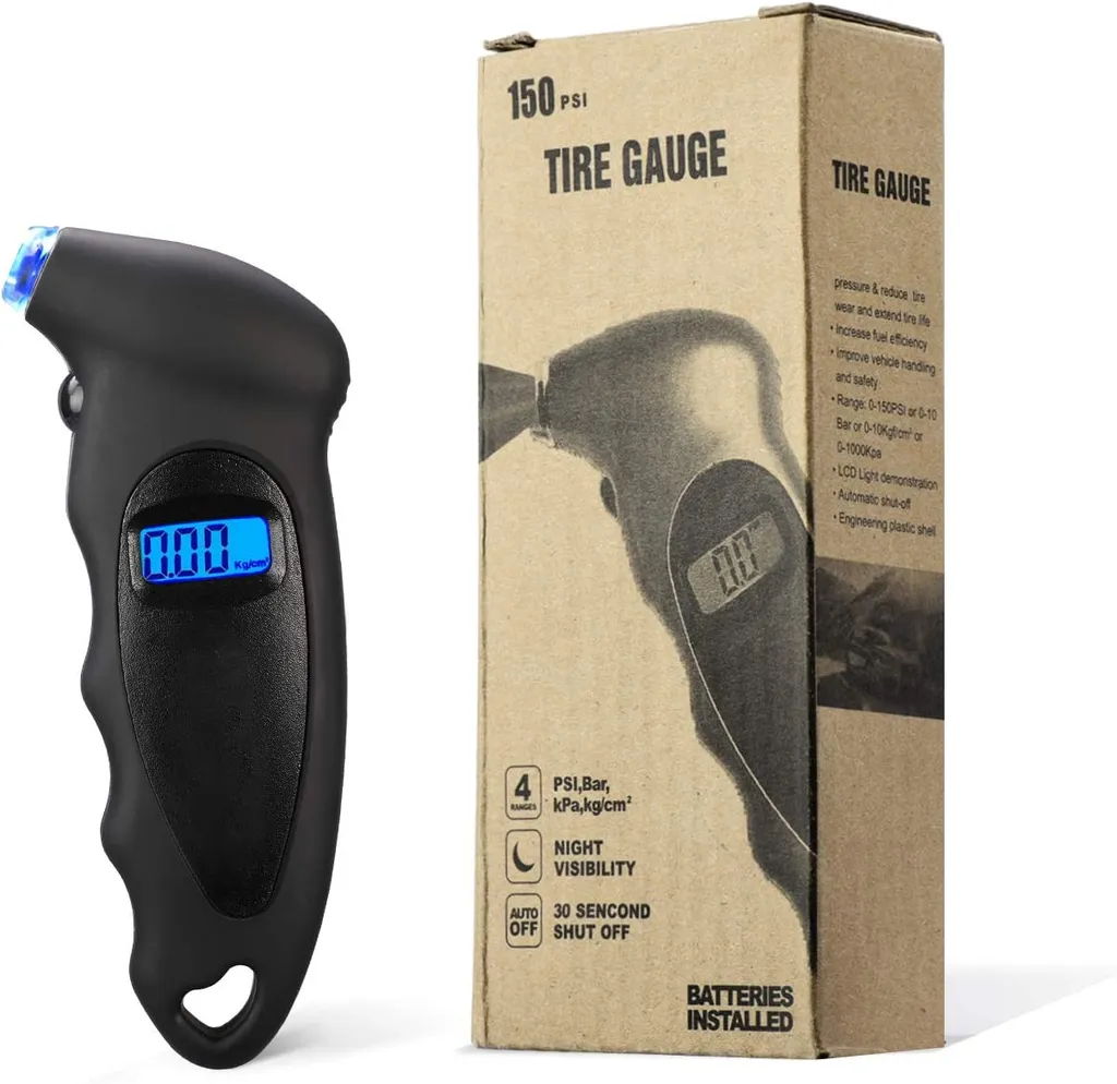 Hlyjoon Reifendruckmesser Universal - Metall Reifendruckmessgerät Auto