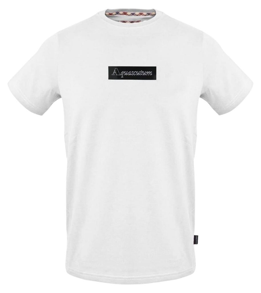 Aquascutum - T-Shirt für Herren GT23987 (XXL) (Weiß)