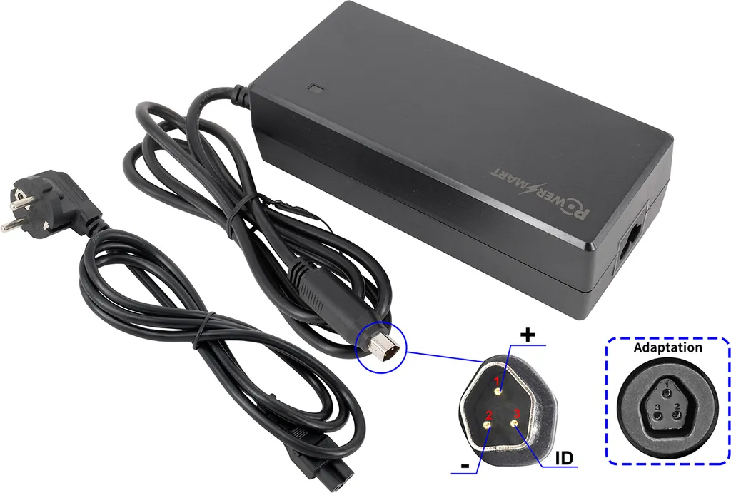 Chargeur 42V 2A intelligent avec indicateur LED pour FISCHER